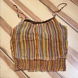 Gianni Bini Multicolor Striped Camisole